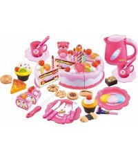 Birthday cake cutting set Ecotoys