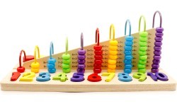 Educational toy abacus, blocks of figures ECOTOYS