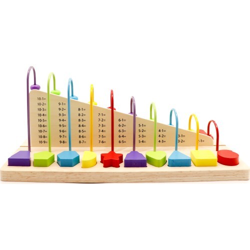 Educational toy abacus, blocks of figures ECOTOYS
