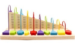 Educational toy abacus, blocks of figures ECOTOYS