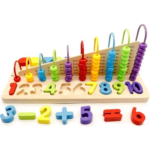 Educational toy abacus, blocks of figures ECOTOYS