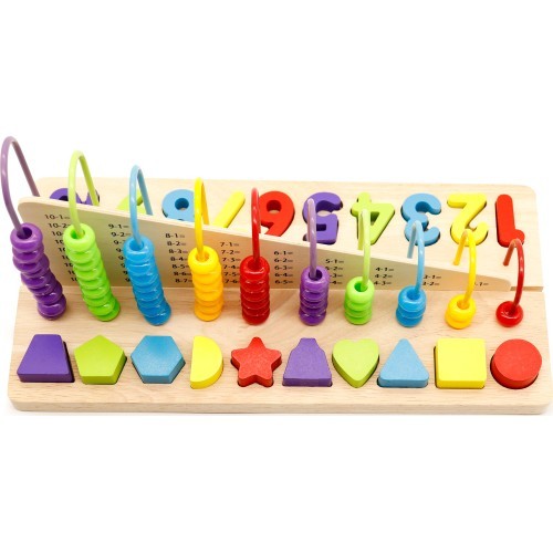 Educational toy abacus, blocks of figures ECOTOYS