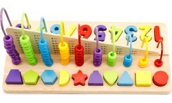 Educational toy abacus, blocks of figures ECOTOYS