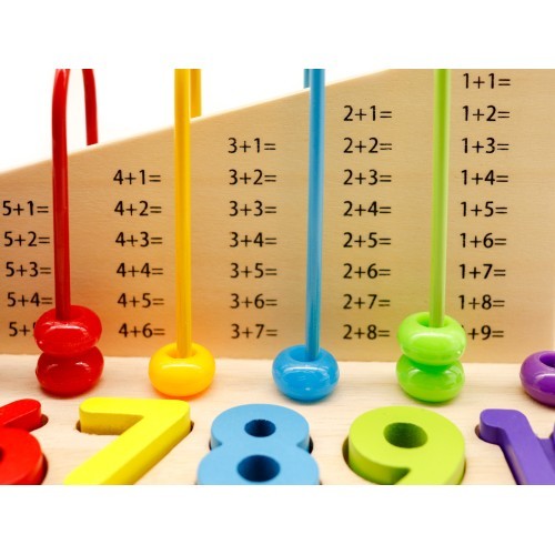 Educational toy abacus, blocks of figures ECOTOYS