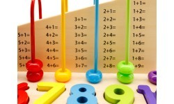 Educational toy abacus, blocks of figures ECOTOYS