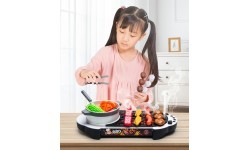 Мини-гриль ECOTOYS с кухонными аксессуарами для детей