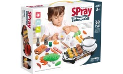 Mini kepsninė ECOTOYS su virtuvės priedais vaikams