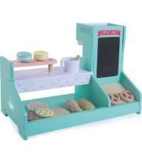 Wooden kitchen, cafe shop, bakery shop ECOTOYS