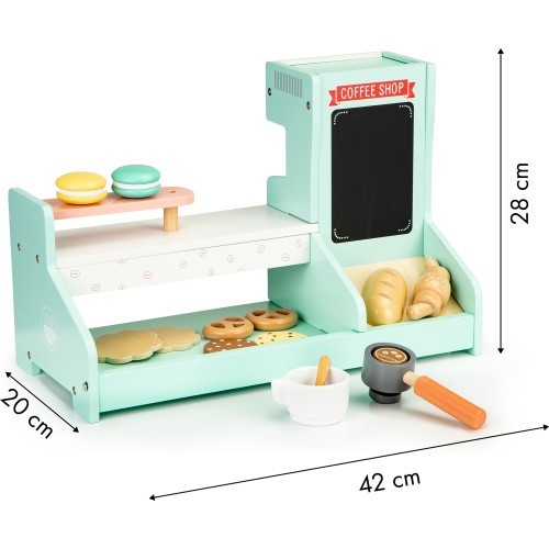 Medinė virtuvė, kavinė ir kepyklėlė ECOTOYS