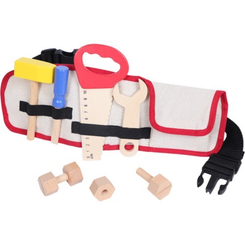 Wooden Tools with Belt Ecotoys DIY 