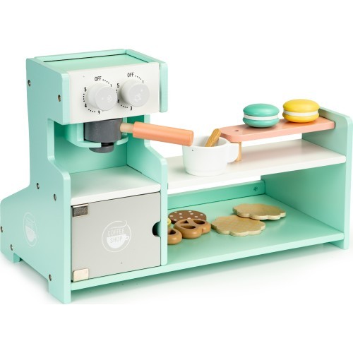 Medinė virtuvė, kavinė ir kepyklėlė ECOTOYS