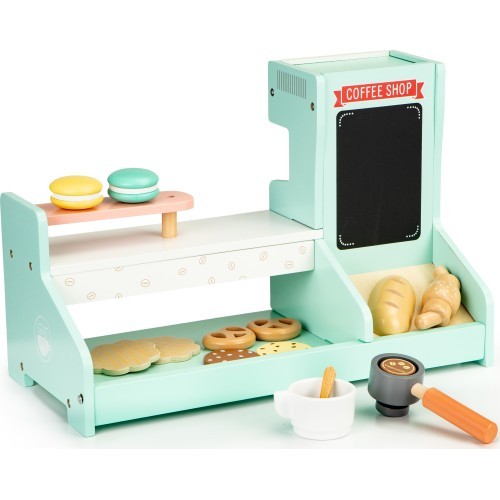 Medinė virtuvė, kavinė ir kepyklėlė ECOTOYS
