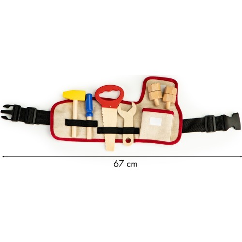 Mediniai įrankiai su diržu Ecotoys DIY