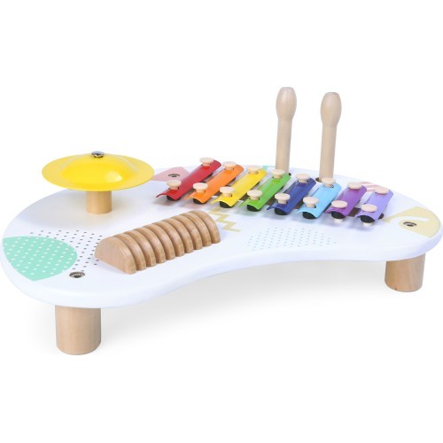 Muzikinis staliukas su cimbolais ECOTOYS +18 mėn.