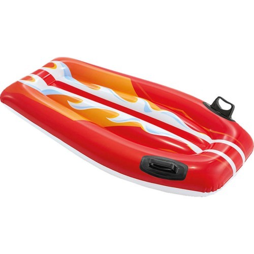 Inflatable swimming board with handles for children Red INTEX