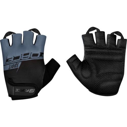 FORCE SPORT gloves (black/blue) S