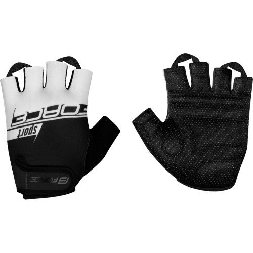 FORCE SPORT gloves (black/white) M