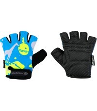 FORCE PLANETS KID gloves (blue/fluorescent) L