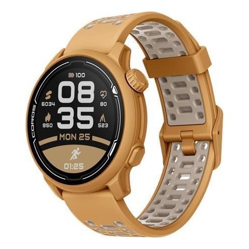 Coros PACE 2 Premium GPS Watch - Gold with Nylon band