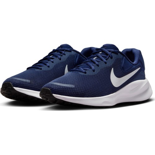 Nike Revolution 7 men's shoes White Blue FB2207 400