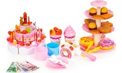 Birthday Party Cutting Cake Set Multistore, 125 Pcs