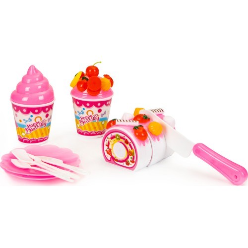 Birthday Party Cutting Cake Set Multistore, 125 Pcs