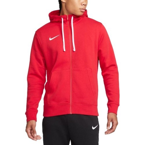 Nike Men's Full Zip Fleece Hoodie Red CW6887 657