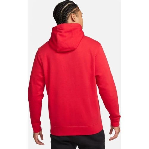 Nike Men's Full Zip Fleece Hoodie Red CW6887 657
