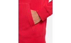 Nike Men's Full Zip Fleece Hoodie Red CW6887 657