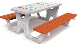 Betoninis ludo žaidimo stalas Inter-Play 02