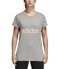 Женская футболка Adidas Ess Lin Lo Tee, серая CZ5775