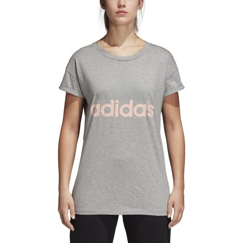 Женская футболка Adidas Ess Lin Lo Tee, серая CZ5775
