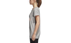 Adidas Ess Lin Lo Tee women's shirt, grey CZ5775