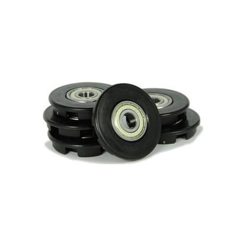 Buddy – rato gaubtelis 12 mm, juodas (6 vnt.)