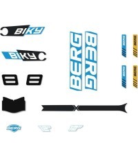 Набор наклеек Biky Cross Blue Handbrake