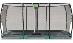 Встраиваемый в грунт батут EXIT Allure Premium 244x427 см – зелёный