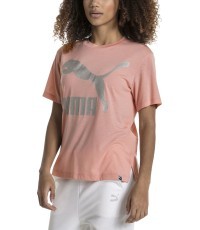 Puma Classics Logo Tee Blouse Pink 575067 31