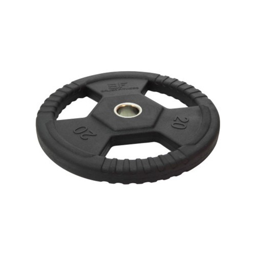 Guminės svorio plokštės su rankenomis Bauer Fitness Premium 20 kg AC-1496