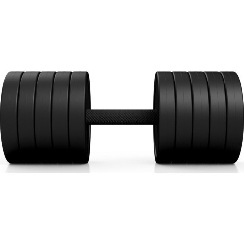 Guma dengtas hantelis Marbo Sport, raudonas, 42,5 kg