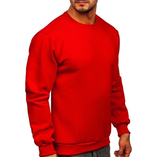 J.Style Džemperis Vyrams Fleece Red 68B2001-18