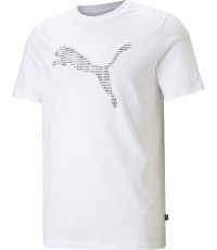 Puma Cat Basic Tee Men's T-Shirt White