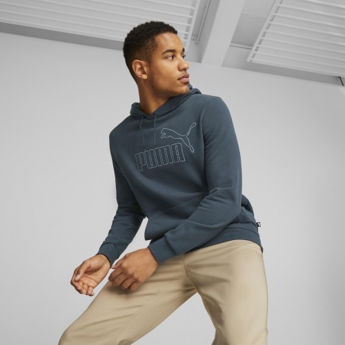 Мужская толстовка Puma Ess Elevated Hoodie Blue 673387 16
