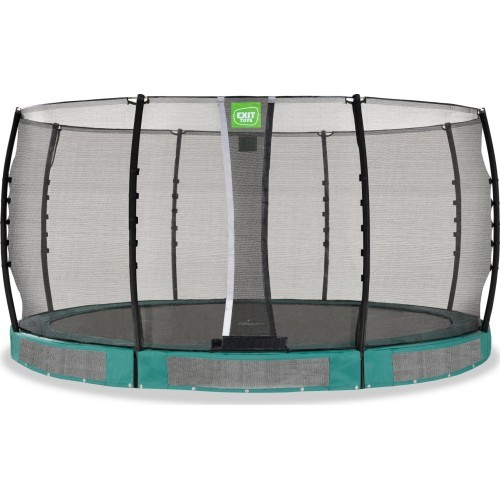 EXIT Allure Classic ground trampoline ø427cm - green