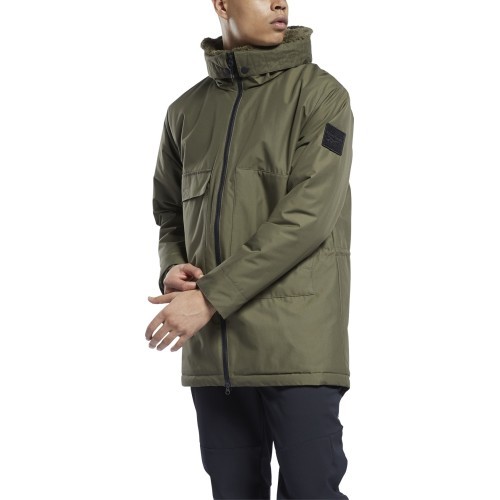 Reebok Men's Jacket Ow U Fl Parka Khaki