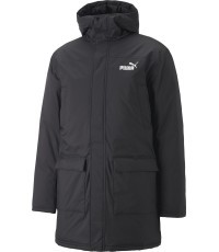 Мужская утеплённая куртка-парка Puma с капюшоном, чёрная, 849318 01