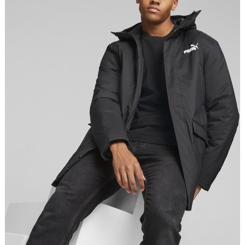 Puma Padded Hooded Parka men's jacket, black, 849318 01