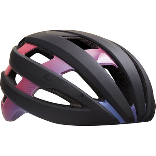 Cycling Helmet Lazer Sphere  Stripes, Size M, Black/Red