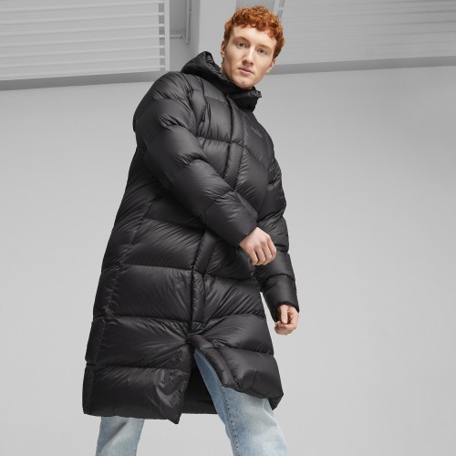 Мужская пуховая куртка Puma Lightweight Hooded черная 675377 01