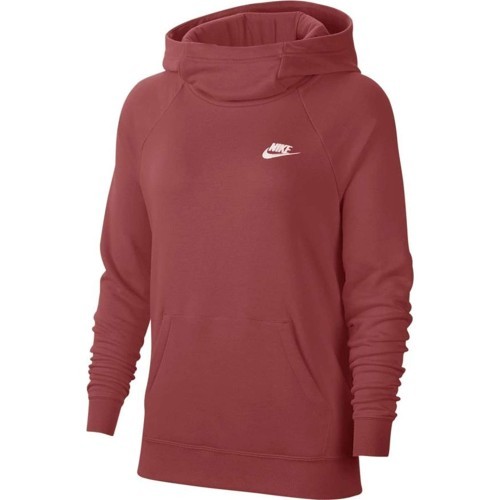 Nike Džemperis Moterims Nsw Essntl Flc Fnl Hoodie Bordeaux BV4116 273