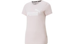 Женская футболка Puma Ess Logo Tee розовая 586775 82
